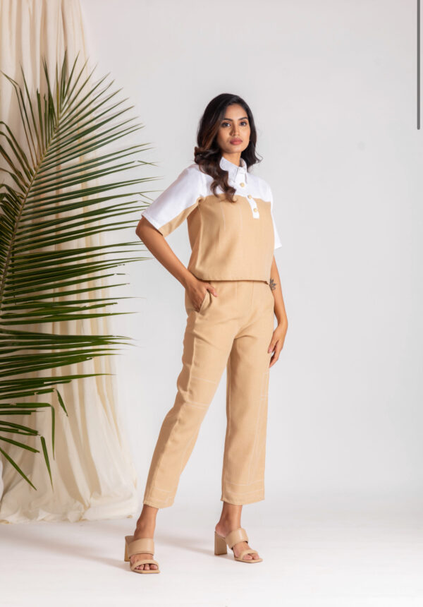 Jamie dress with co-ord sets with shirt and pant - Image 4