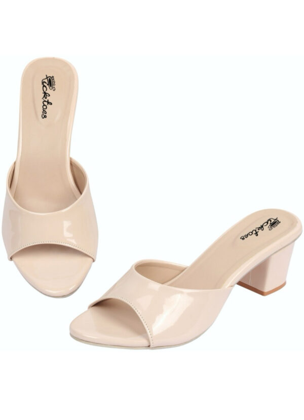 Picktoes  Women Off cream Heels Sandal - Image 3