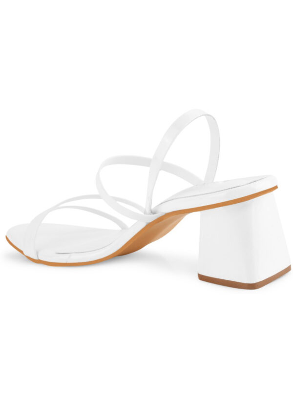 Froh Feet  Women White Heels Sandal - Image 4