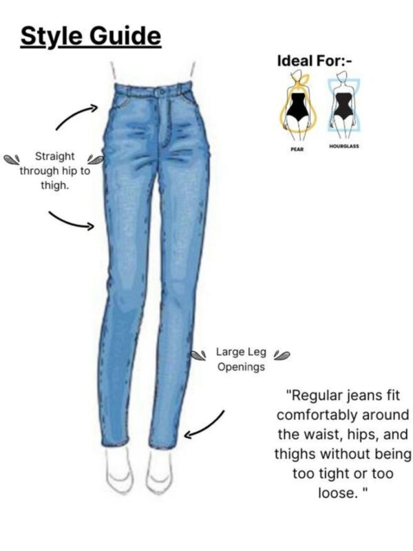 SASSAFRAS  Women Regular High Rise Blue Jeans - Image 4