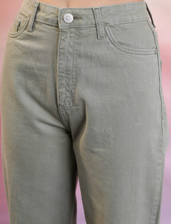 Women Regular Mid Rise Light Green Jeans - Image 3