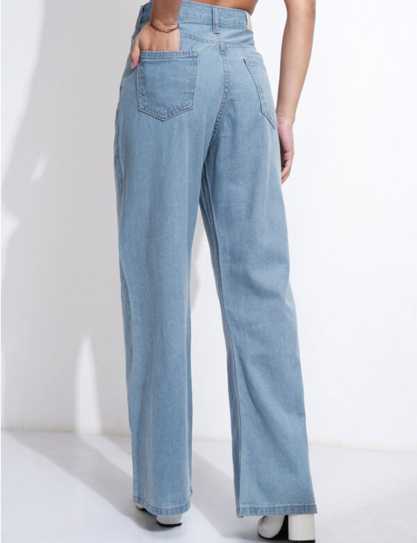 A Tokyo Women High Rise Bell Botton blue jeans - Image 5